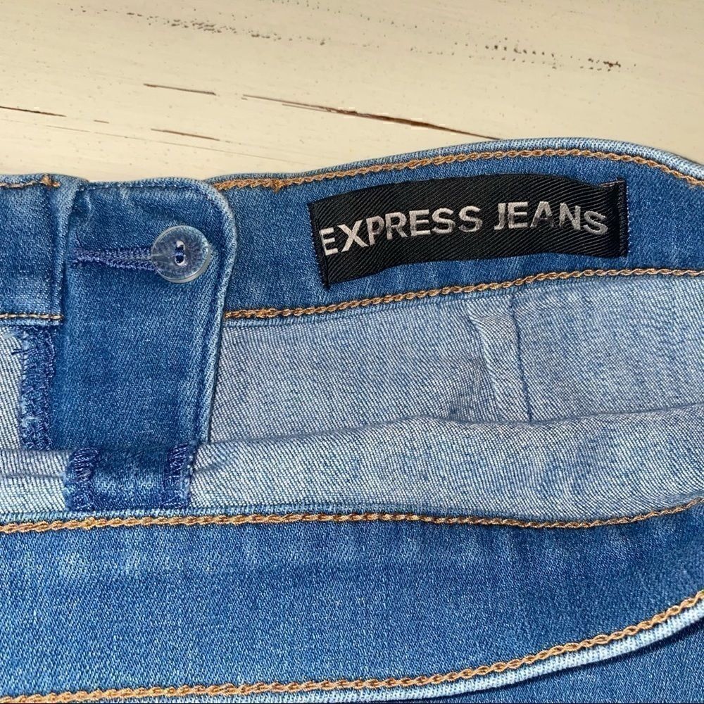 Express Jean mini  skirt size 4 - Picture 6 of 7